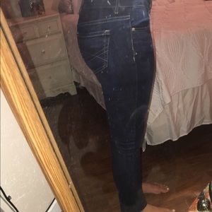 Dark, cute, and comfortable jeans.